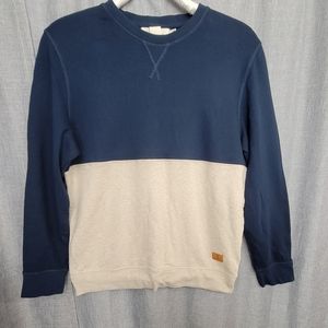 H&M l.o.g.g. Men's Sweatshirt Size L Blue & Tan sweater